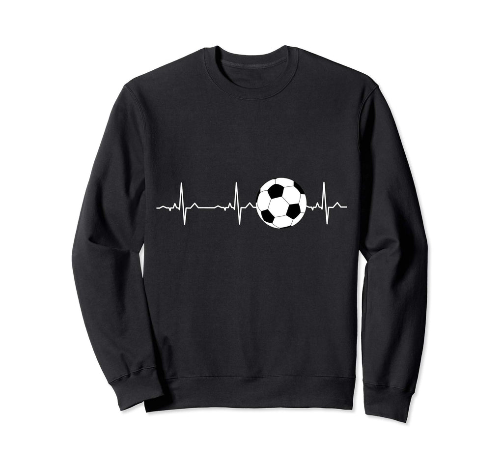 Soccer Heartbeat Ekg Best Soccer Sweatshirt - Novelty Apparel for Adults - T-Shirt, Sweatshirt, Hoodie