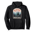 Glacier Grizzly Bear Glacier Hoodie - Aesthetic Graphic for Adults - T-Shirt, Sweatshirt, Hoodie