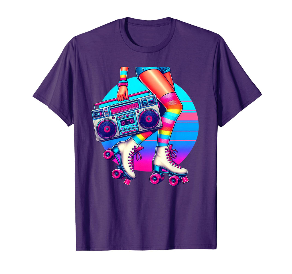 Rollerskates Funny 80S Roller Disco T-Shirt - Fun Novelty Design Unisex - T-Shirt, Sweatshirt, Hoodie