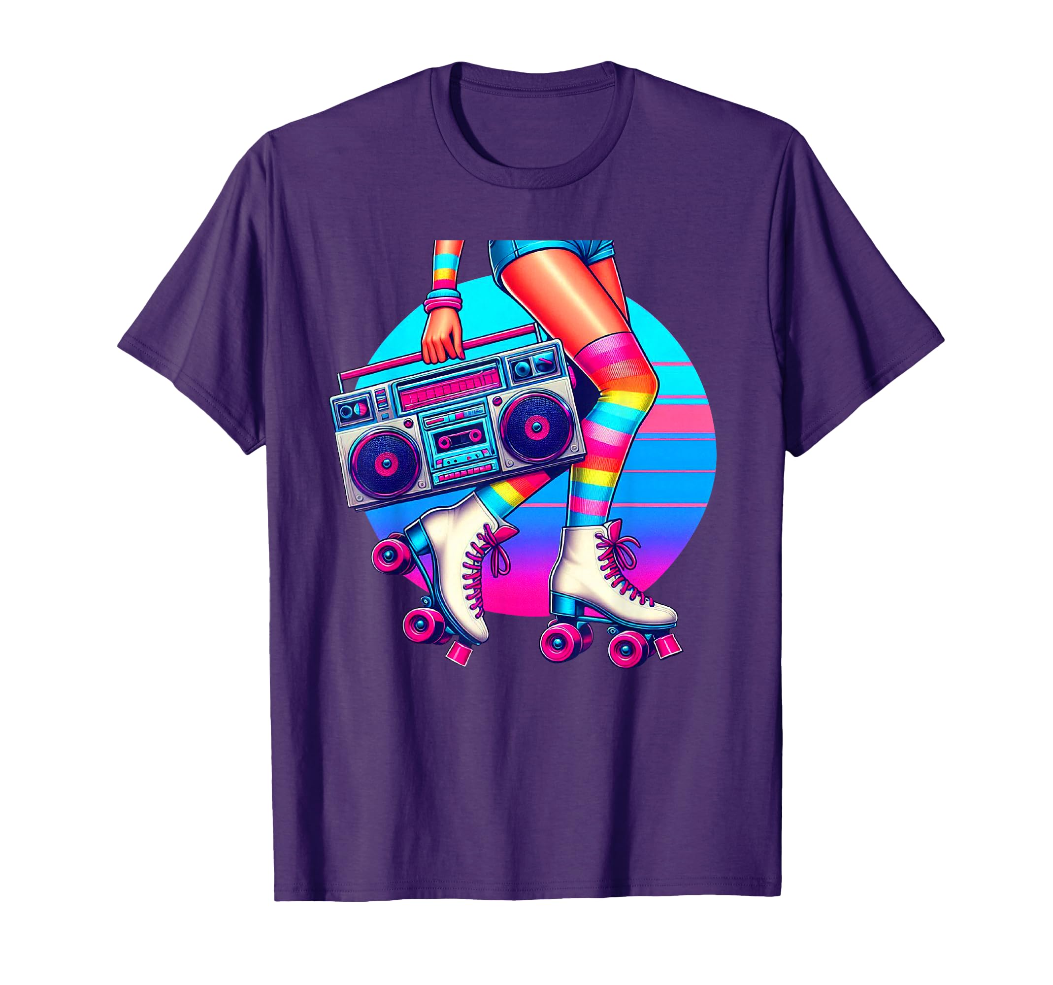 Rollerskates Funny 80S Roller Disco T-Shirt - Fun Novelty Design Unisex - T-Shirt, Sweatshirt, Hoodie
