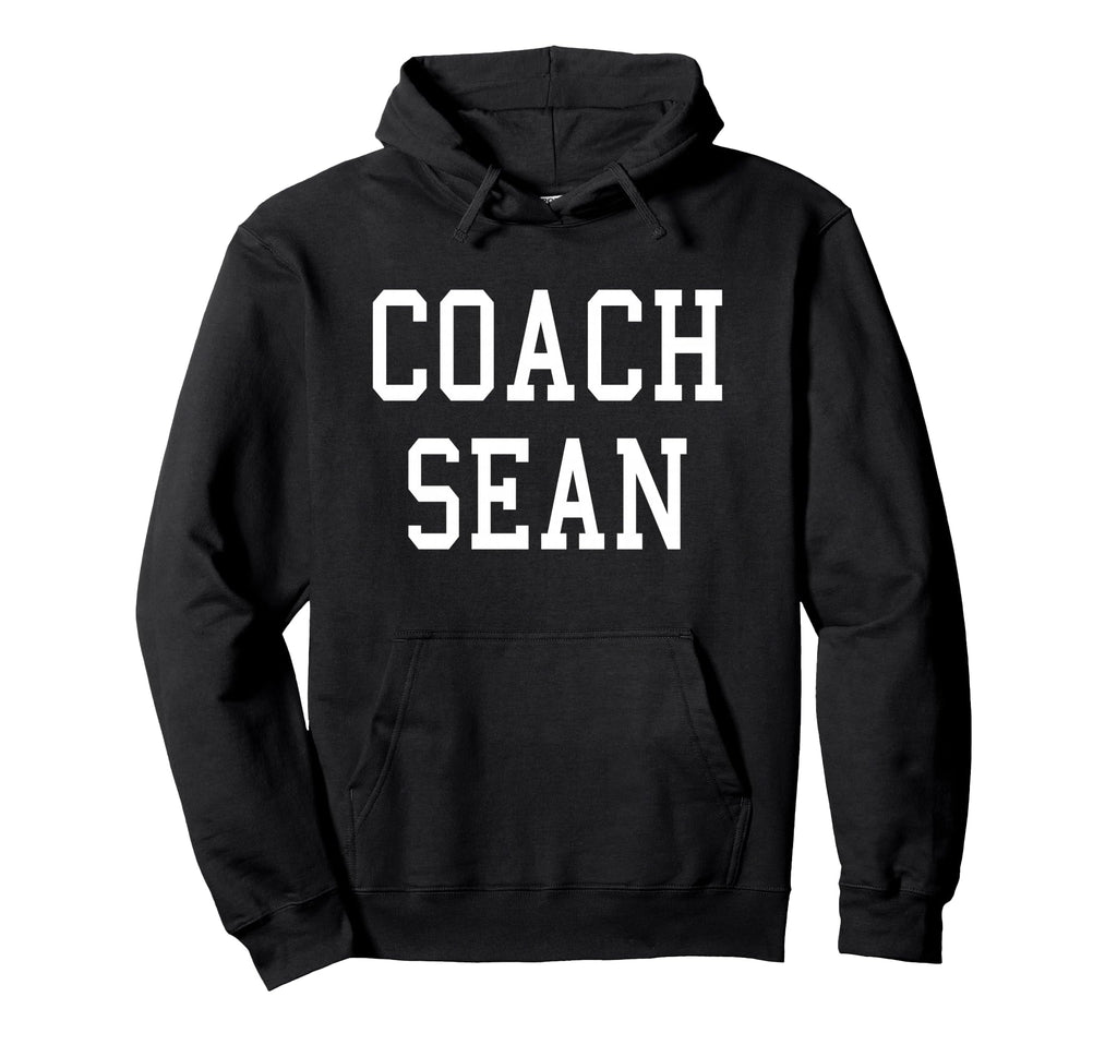 Coach Sean Custom Football Soccer Hoodie - Minimalist Print for Adults - T-Shirt, Sweatshirt, Hoodie