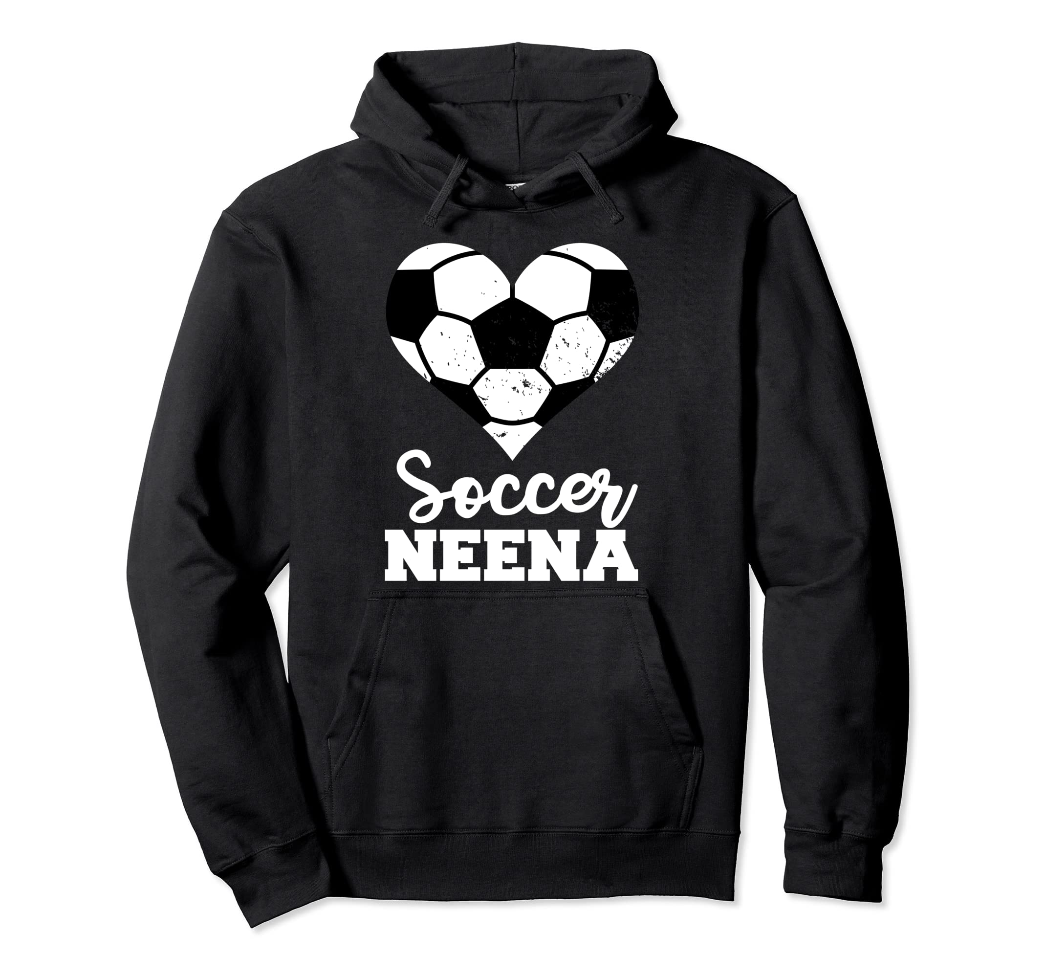 Soccer Neena Funny Soccer Heart Hoodie - Streetwear Style for Adults - T-Shirt, Sweatshirt, Hoodie