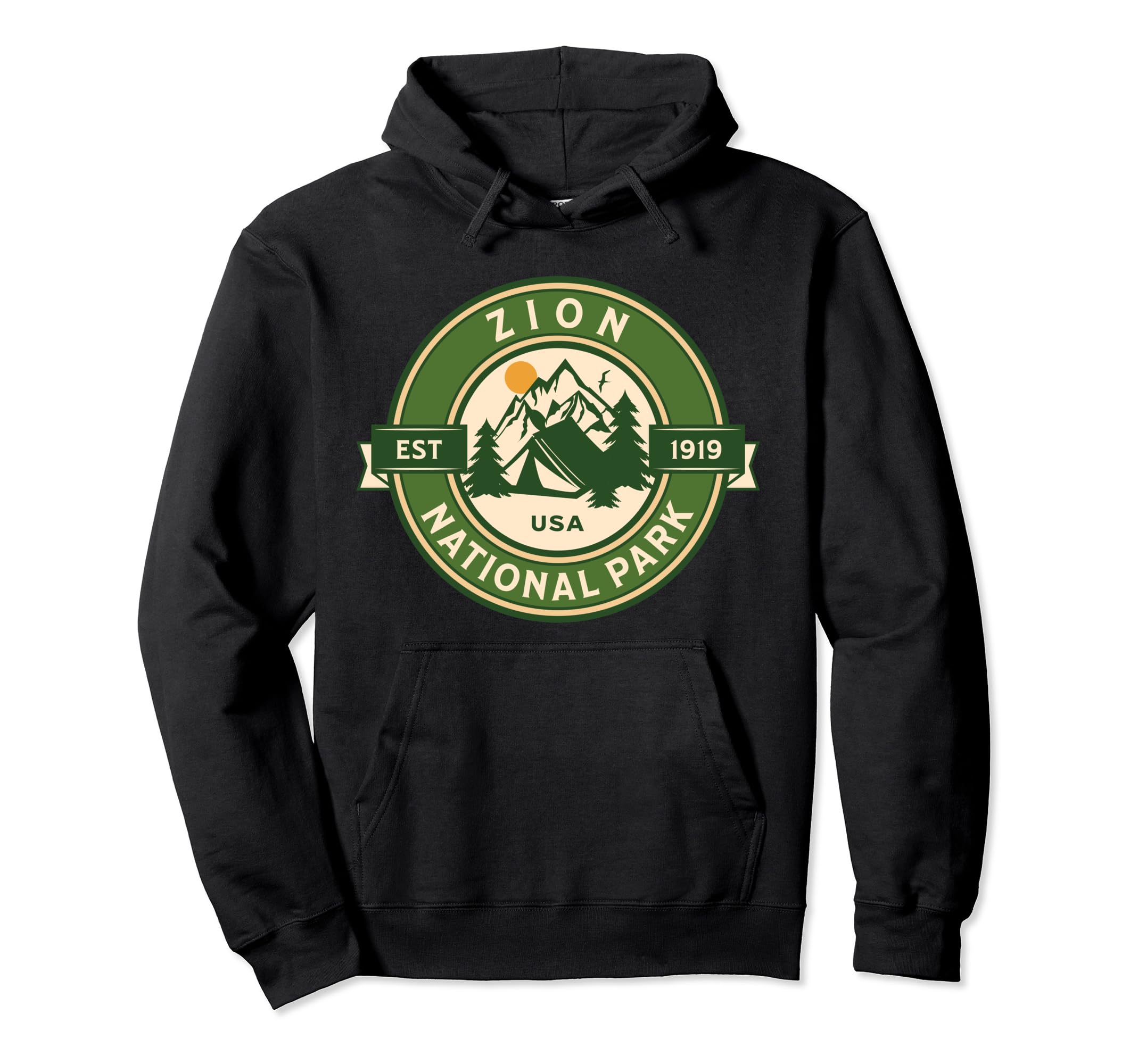 Zion National Park Utah Hike Camp Hoodie - Unique Graphic for Adults - T-Shirt, Sweatshirt, Hoodie