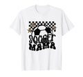 Checkered Soccer Mama Soccer Mom Soccer T-Shirt - Graphic Print Men Women - T-Shirt, Sweatshirt, Hoodie