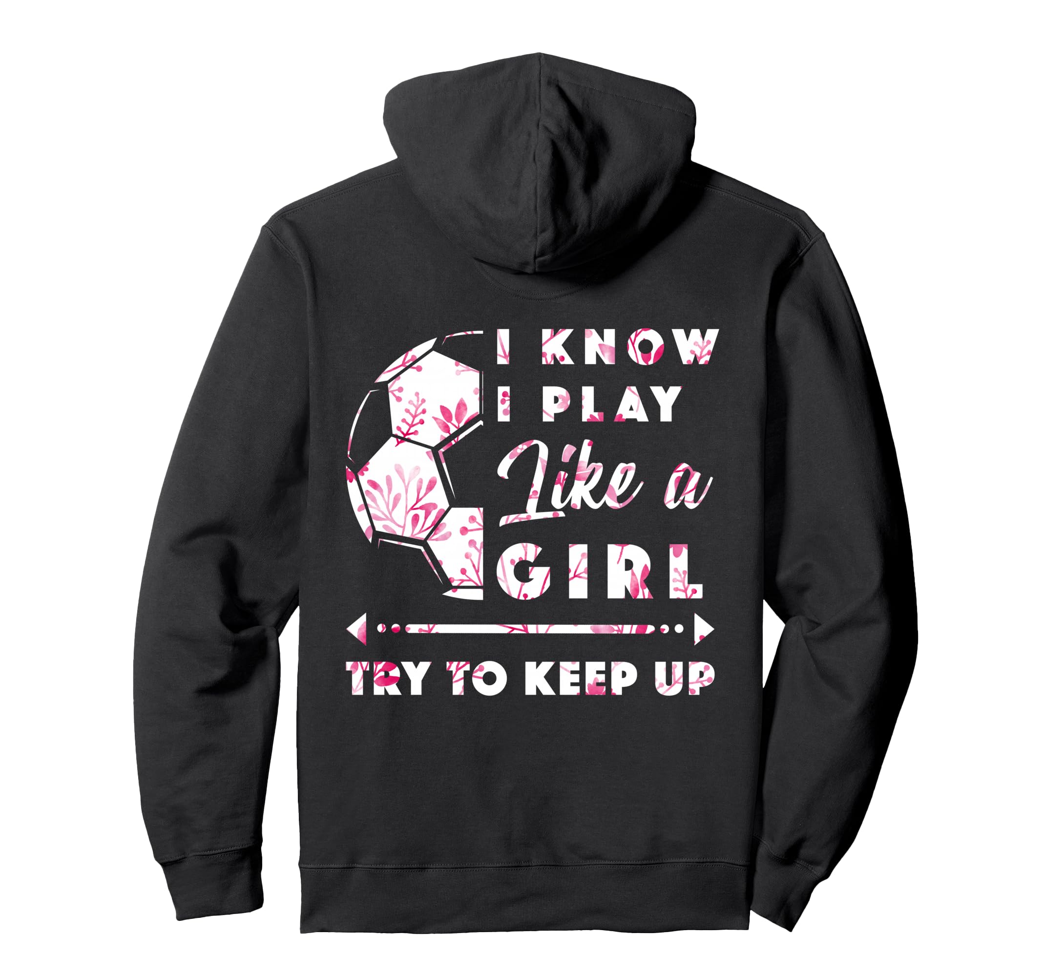 Soccer And Football Flowers Hoodie - Minimalist Print Unisex - T-Shirt, Sweatshirt, Hoodie