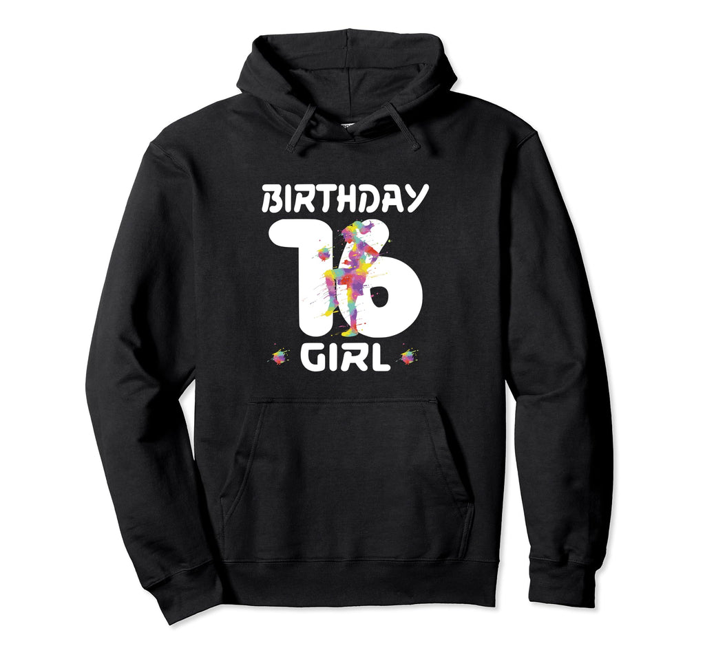 16Th Birthday Soccer Sixteen 16 Year Hoodie - Custom Art Print for Adults - T-Shirt, Sweatshirt, Hoodie