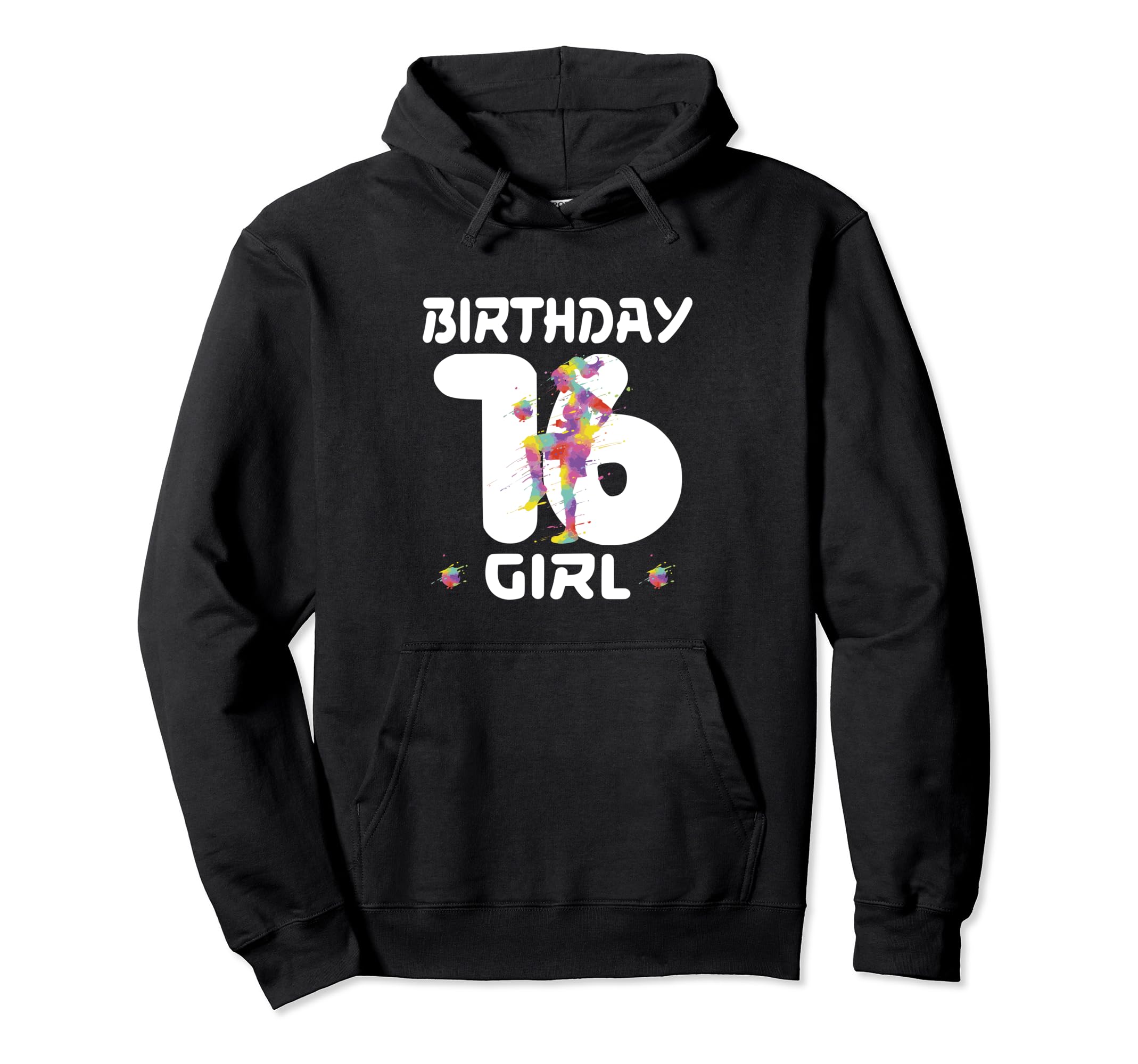 16Th Birthday Soccer Sixteen 16 Year Hoodie - Custom Art Print for Adults - T-Shirt, Sweatshirt, Hoodie