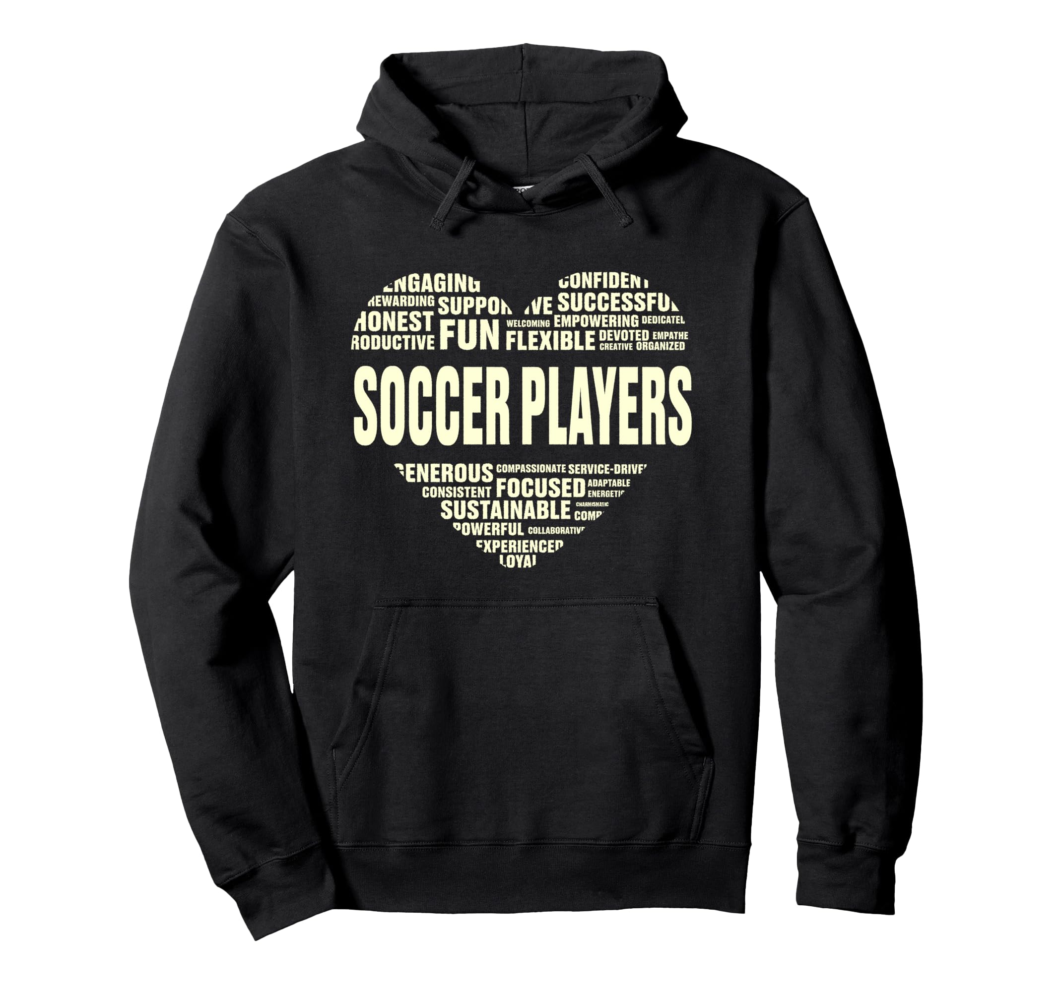 Love Heart Facts Soccer Players Lover Hoodie - Graphic Print for Adults - T-Shirt, Sweatshirt, Hoodie