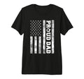 Mens Proud Dad American Distressed T-Shirt - Aesthetic Graphic Men Women - T-Shirt, Sweatshirt, Hoodie