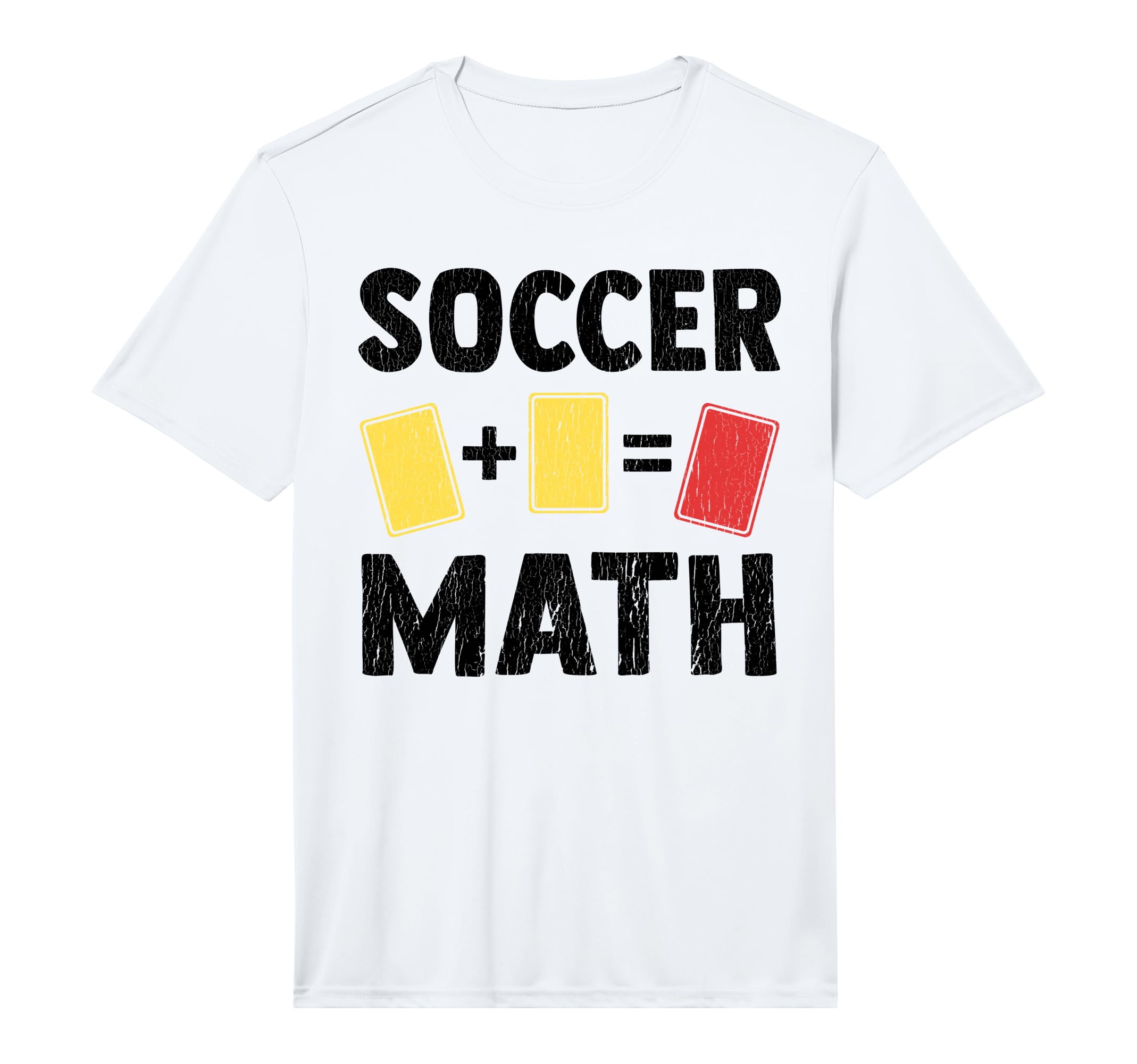 Funny Soccer Math Two Yellow Cards Is T-Shirt - Graphic Print Men Women - T-Shirt, Sweatshirt, Hoodie