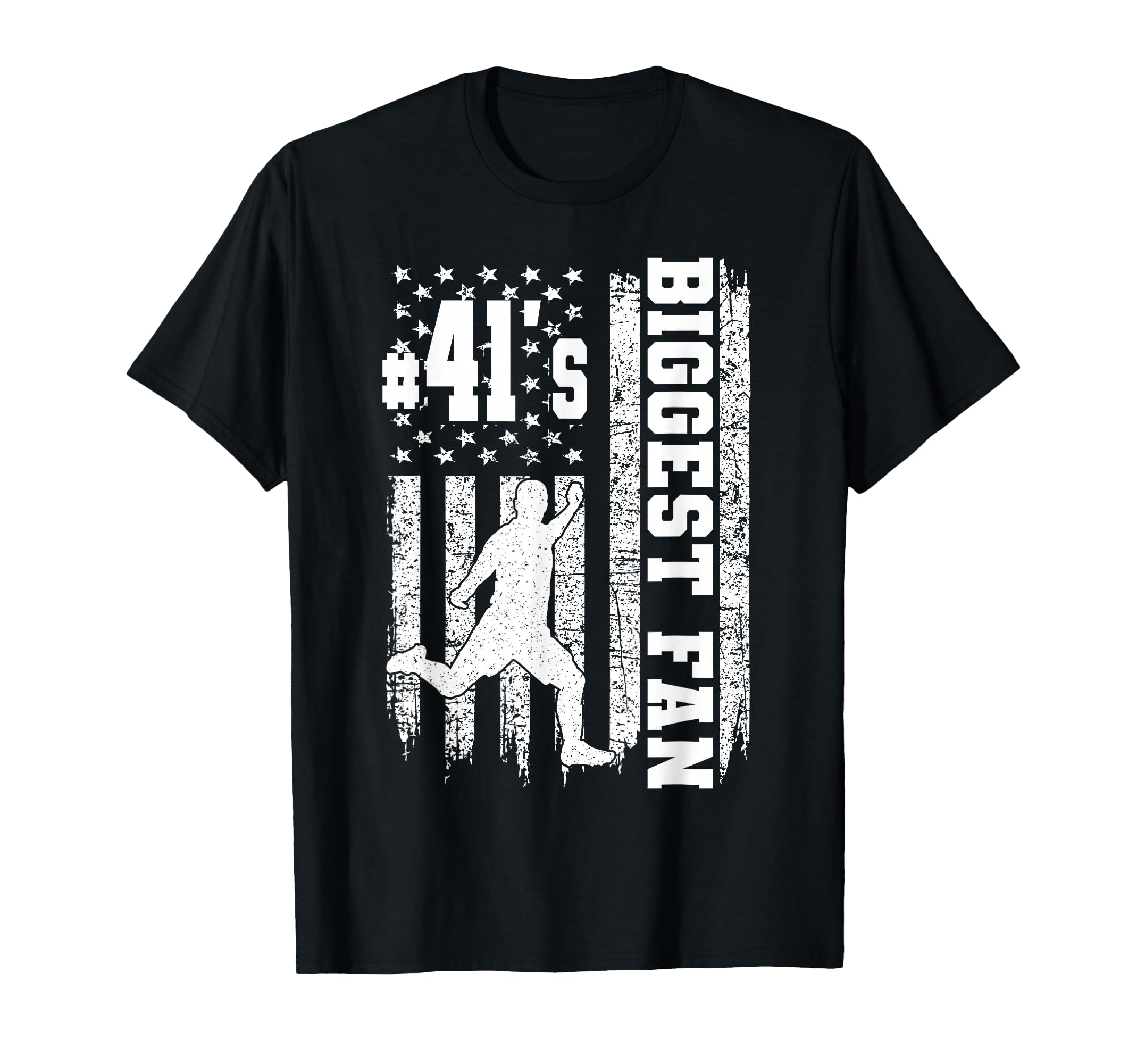 Soccer Biggest Fan Number 41 Proud T-Shirt - Graphic Print for Adults - T-Shirt, Sweatshirt, Hoodie