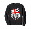 England Flag Football Fan Soccer Sweatshirt - Minimalist Print for Adults - T-Shirt, Sweatshirt, Hoodie