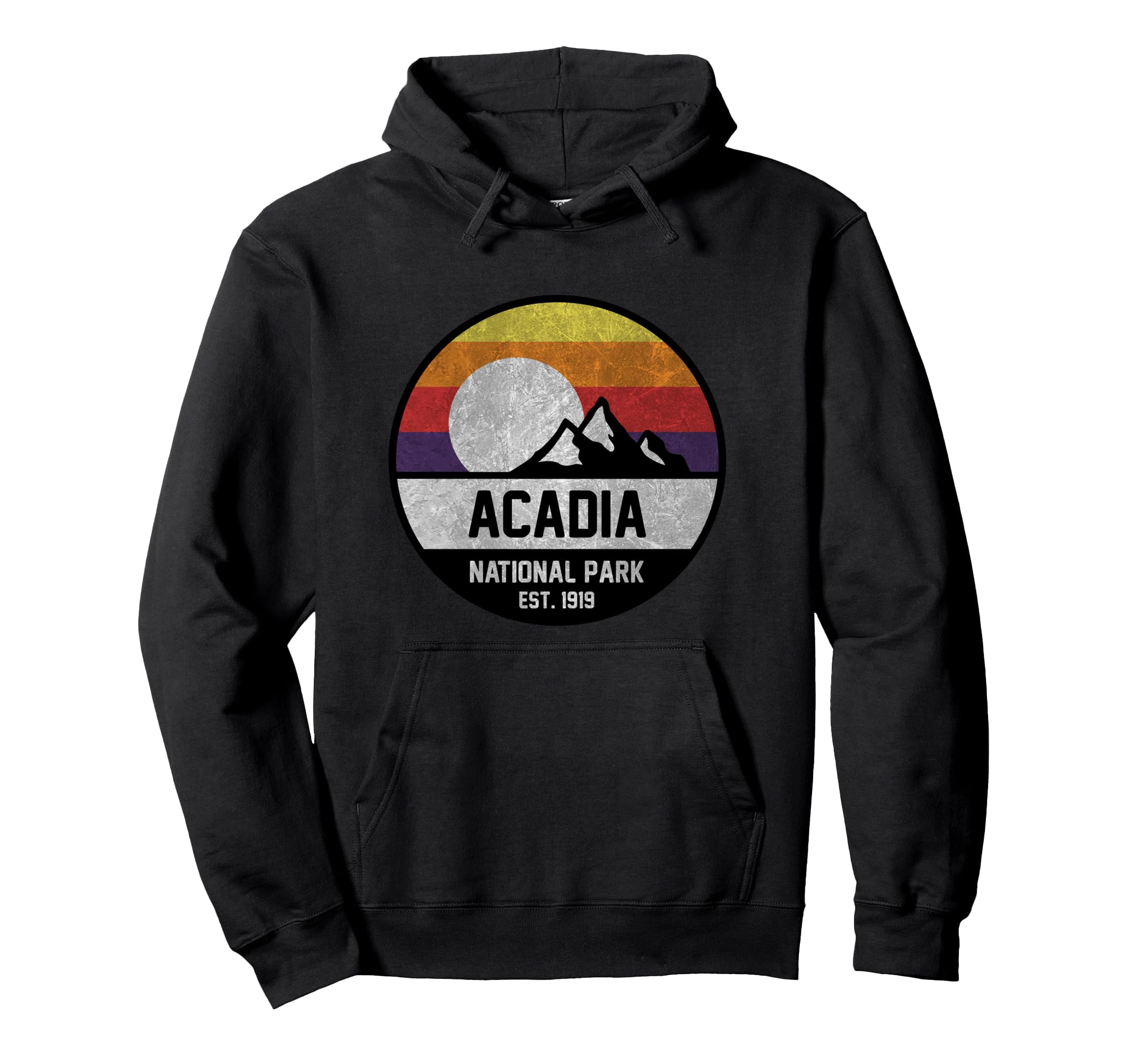 Acadia National Park Mountain Hoodie - Streetwear Style for Adults - T-Shirt, Sweatshirt, Hoodie