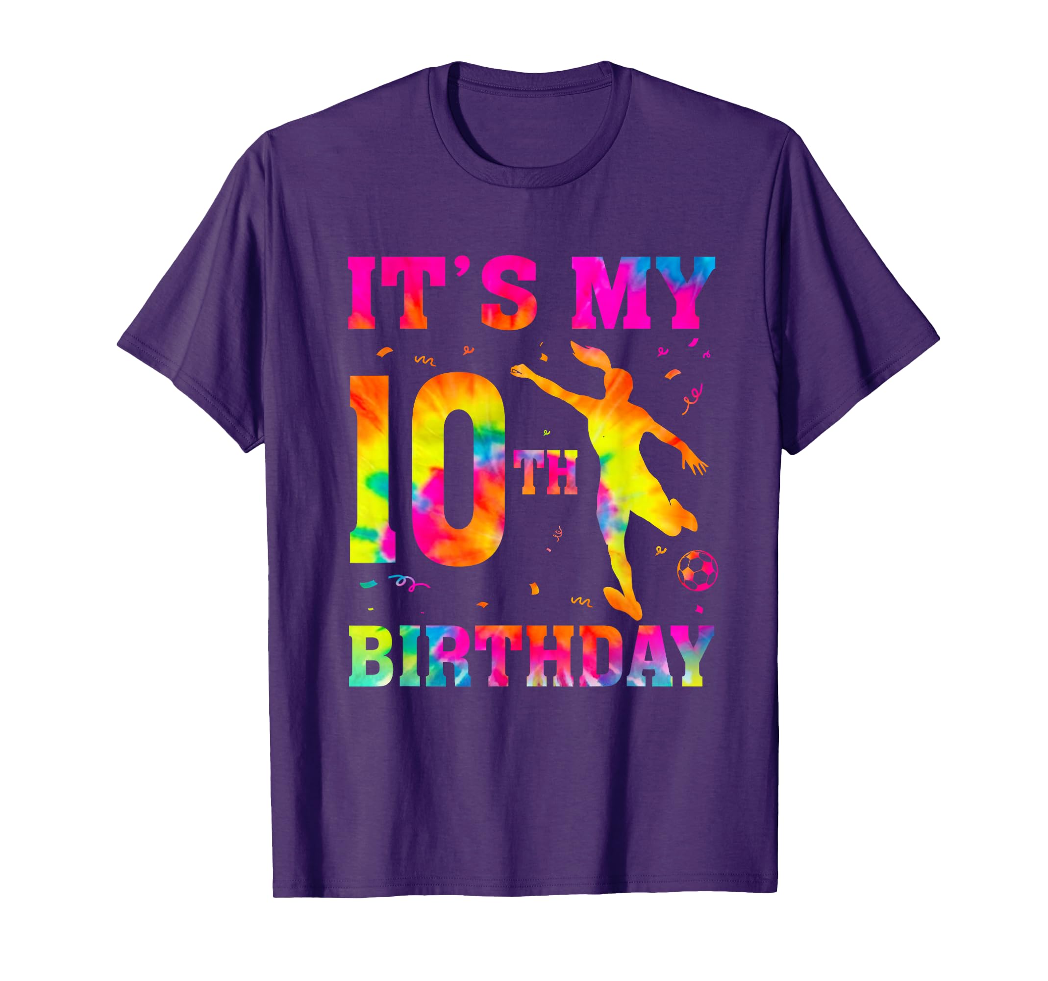 Its My 10Th Birthday Soccer 10 Year Old T-Shirt - Aesthetic Graphic Unisex - T-Shirt, Sweatshirt, Hoodie
