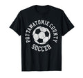 Pottawatomie County Soccer Distressed T-Shirt - Fun Novelty Design Unisex - T-Shirt, Sweatshirt, Hoodie