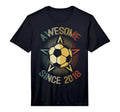 Awesome Since 2018 Soccer Birthday Team T-Shirt - Custom Art Print Unisex - T-Shirt, Sweatshirt, Hoodie