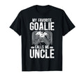 Proud Ice Hockey Goalie Uncle Hockey T-Shirt - Trendy Graphic Unisex - T-Shirt, Sweatshirt, Hoodie