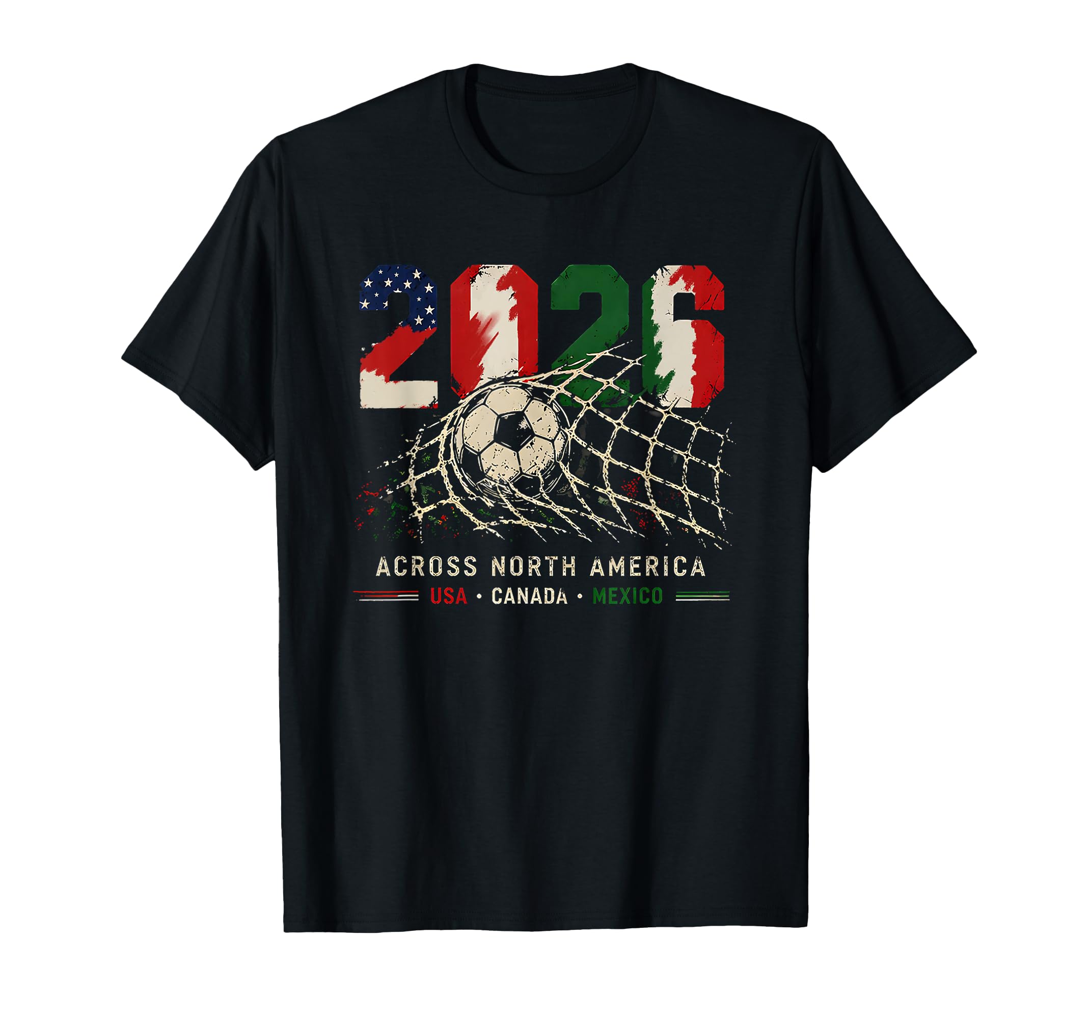 Football Fever 2026 Across Usa T-Shirt - Aesthetic Graphic for Adults - T-Shirt, Sweatshirt, Hoodie