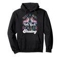 Roller Skating Skate 1970S Just Who Hoodie - Minimalist Print for Adults - T-Shirt, Sweatshirt, Hoodie