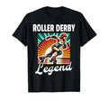 Roller Derby Legend Roller Derby T-Shirt - Aesthetic Graphic Unisex - T-Shirt, Sweatshirt, Hoodie