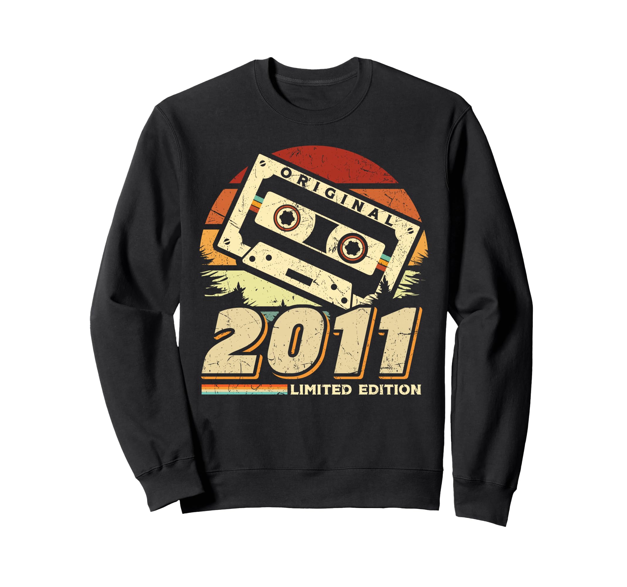 2011 Cassette Tape 15Th Birthday Sweatshirt - Minimalist Print Men Women - T-Shirt, Sweatshirt, Hoodie