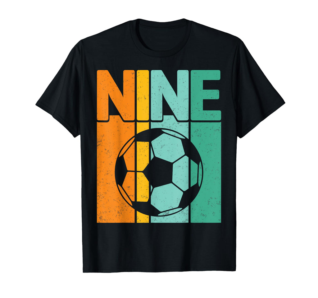 Nine Year Old Soccer Player 9Th T-Shirt - Graphic Print for Adults - T-Shirt, Sweatshirt, Hoodie