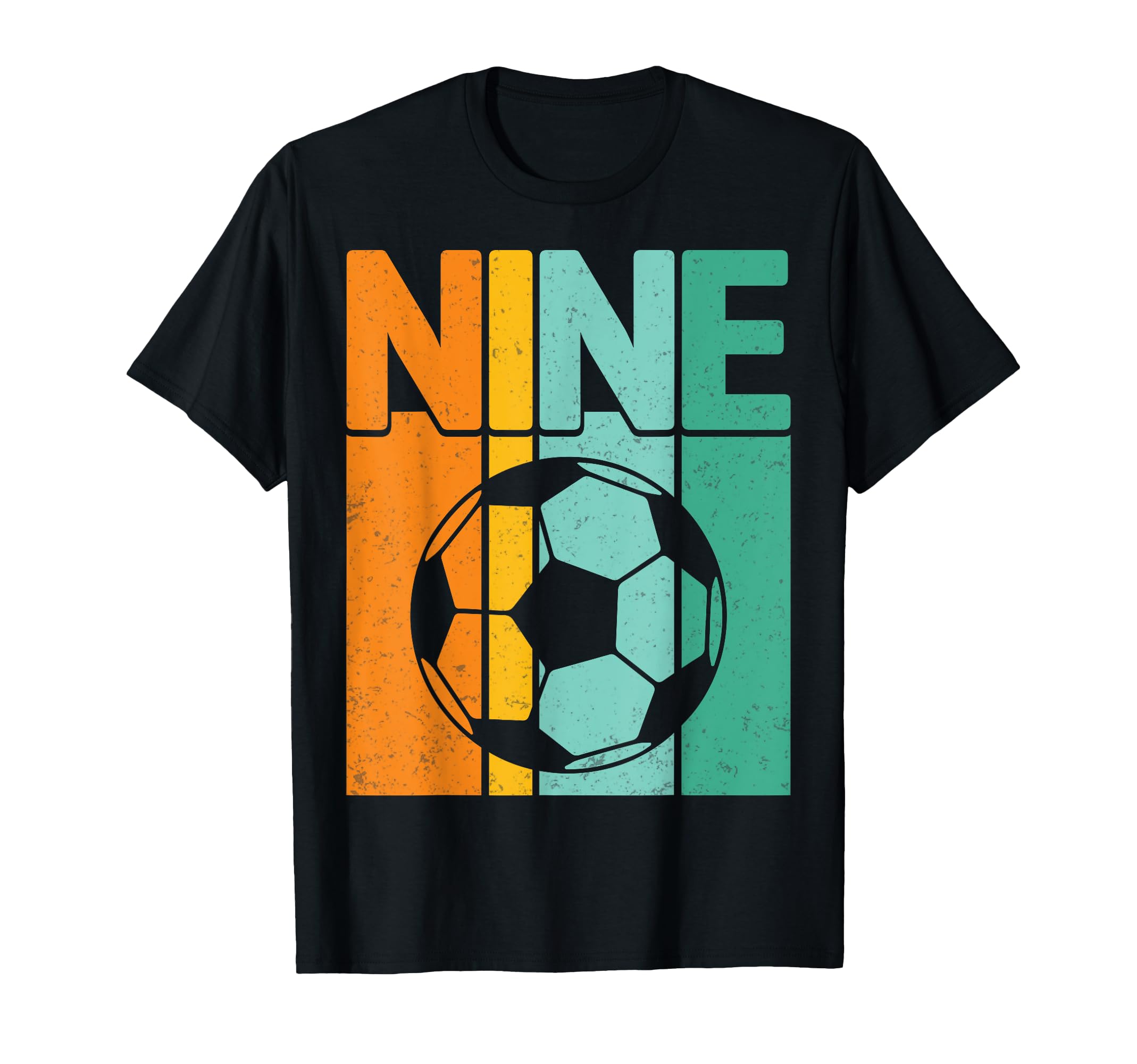 Nine Year Old Soccer Player 9Th T-Shirt - Graphic Print for Adults - T-Shirt, Sweatshirt, Hoodie