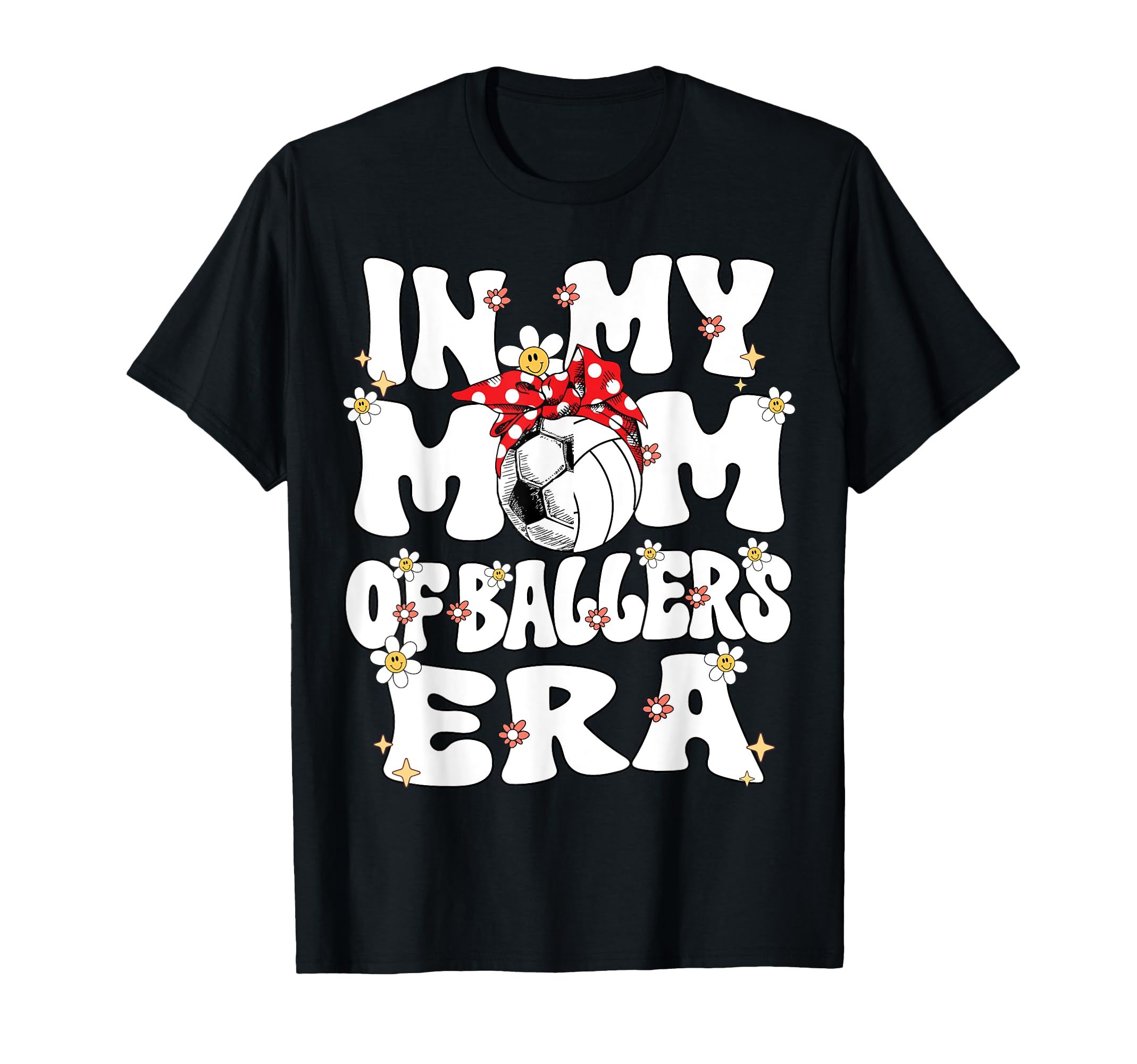 My Mom Ballers Era Groovy Volleyball T-Shirt - Unique Graphic Unisex - T-Shirt, Sweatshirt, Hoodie