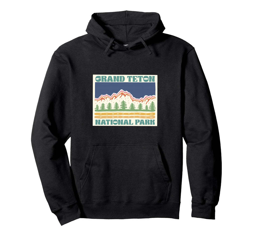 Grand Teton National Park Wyoming Hoodie - Aesthetic Graphic Men Women - T-Shirt, Sweatshirt, Hoodie