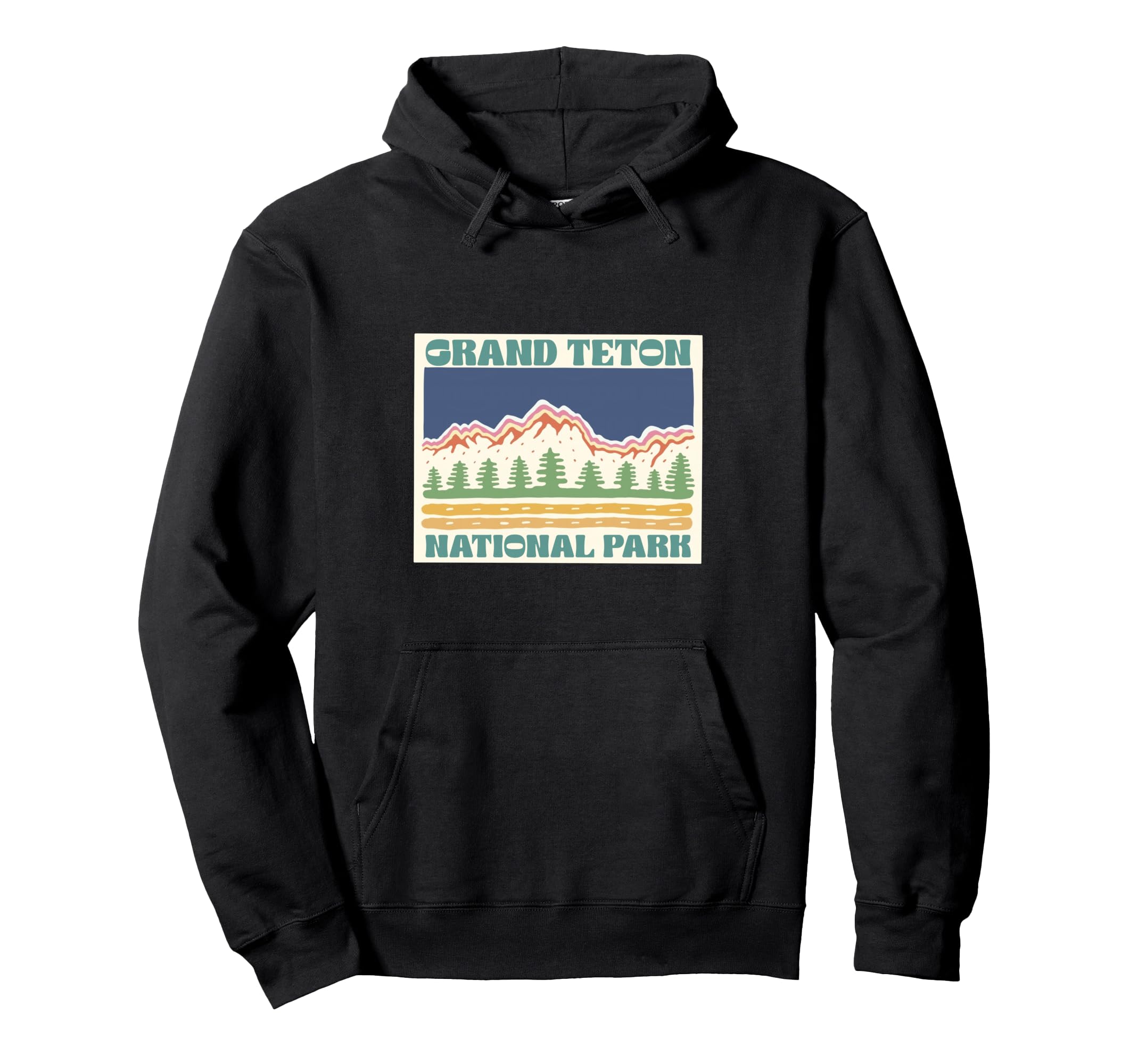 Grand Teton National Park Wyoming Hoodie - Aesthetic Graphic Men Women - T-Shirt, Sweatshirt, Hoodie