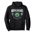 North Cascades National Park Washington Hoodie - Fun Novelty Design Unisex - T-Shirt, Sweatshirt, Hoodie