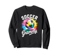 Soccer Grammy Grandma Tie Dye Sweatshirt - Casual Everyday Wear Unisex - T-Shirt, Sweatshirt, Hoodie