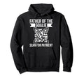 Father Goalie Scan Payment Hockey Skates Hoodie - Minimalist Print Unisex - T-Shirt, Sweatshirt, Hoodie