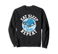 Eat Sleep Skate Repeat Figure Ice Sweatshirt - Unique Graphic Men Women - T-Shirt, Sweatshirt, Hoodie