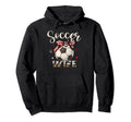 Soccer Wife Headband Leopard Hoodie - Casual Everyday Wear for Adults - T-Shirt, Sweatshirt, Hoodie