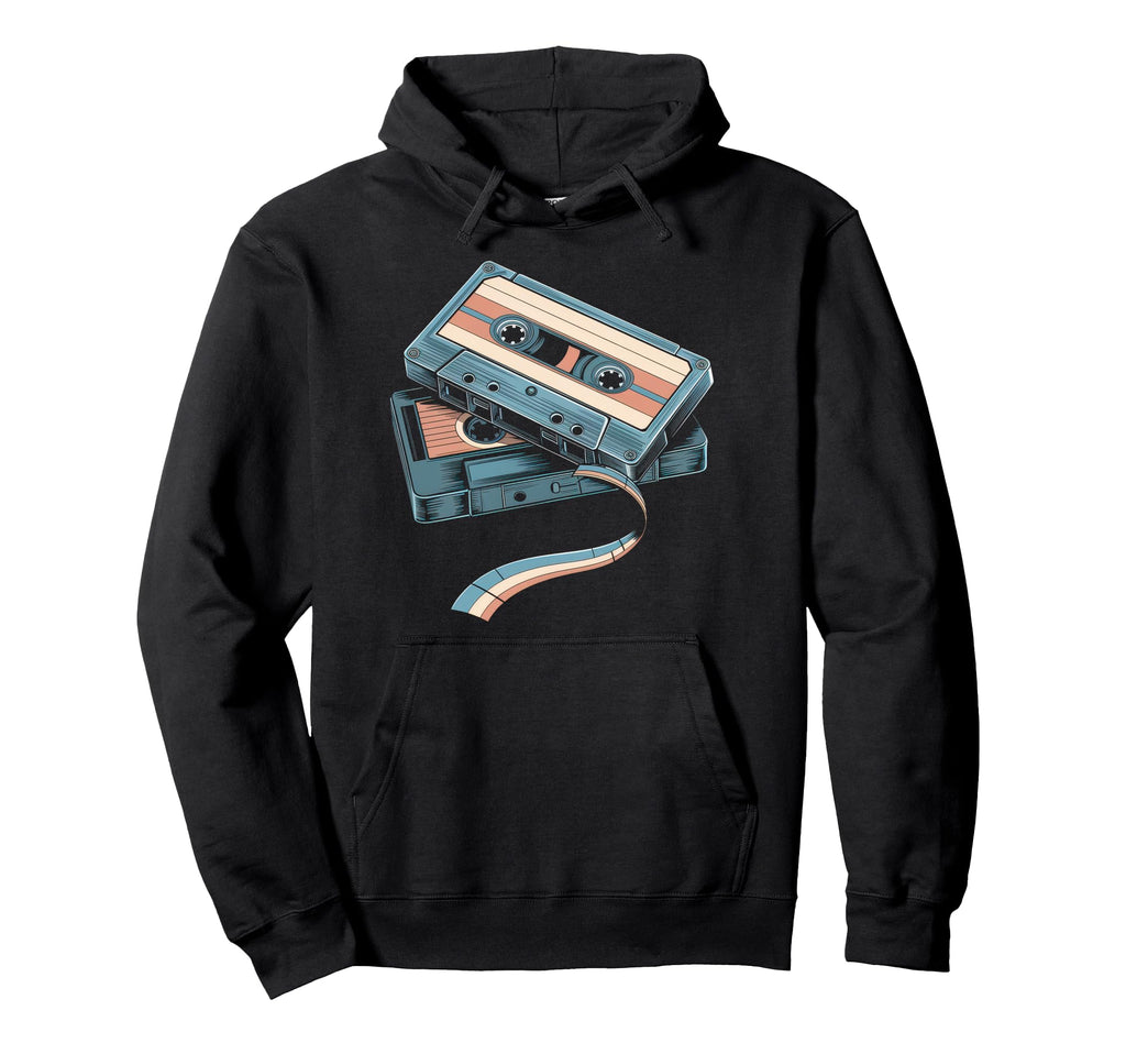 Cassette 80S 90S Party Mixtape Tape Hoodie - Streetwear Style for Adults - T-Shirt, Sweatshirt, Hoodie