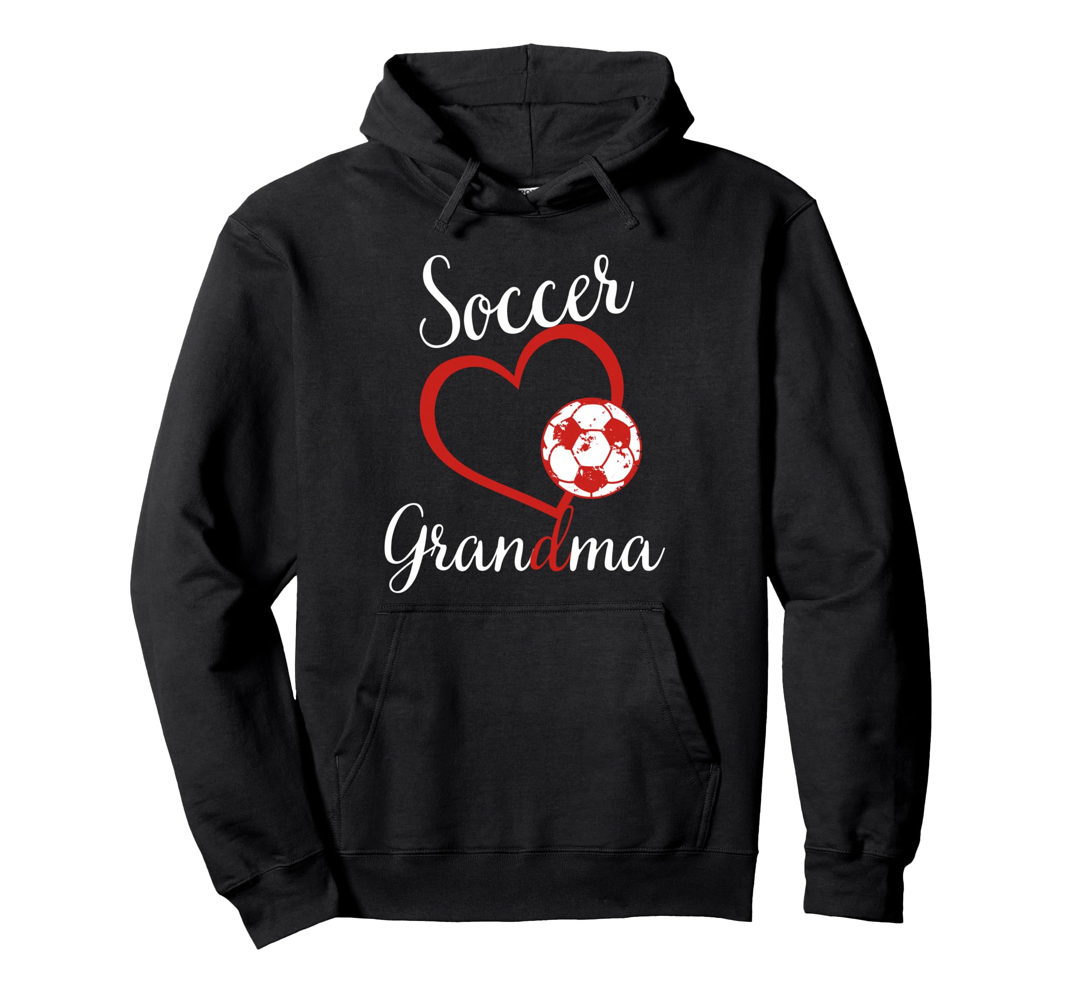 Funny Grandma Proud Soccer Lover Nana Hoodie - Unique Graphic Men Women - T-Shirt, Sweatshirt, Hoodie