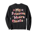 My Princess Wears Cleats Soccer Mom Sweatshirt - Trendy Graphic Unisex - T-Shirt, Sweatshirt, Hoodie