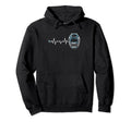 Ice Hockey Goalie Goalkeeper Ekg Hockey Hoodie - Novelty Apparel Men Women - T-Shirt, Sweatshirt, Hoodie
