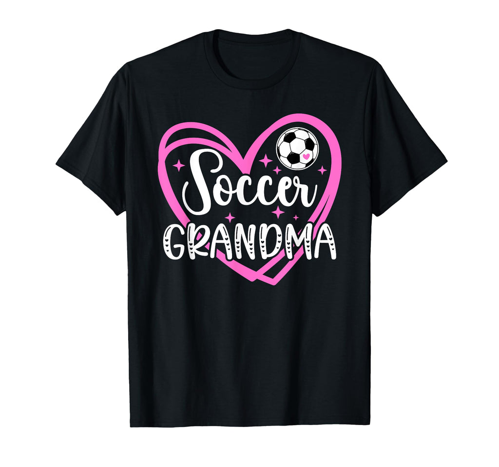 Soccer Grandma Heart Grandma T-Shirt - Casual Everyday Wear Men Women - T-Shirt, Sweatshirt, Hoodie