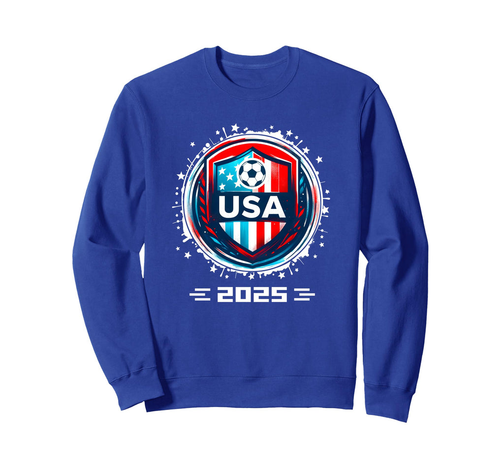 American Flag Soccer Team Soccer 2025 Sweatshirt - Custom Art Print Unisex - T-Shirt, Sweatshirt, Hoodie