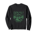 Denali Alaska National Park Sweatshirt - Minimalist Print Men Women - T-Shirt, Sweatshirt, Hoodie