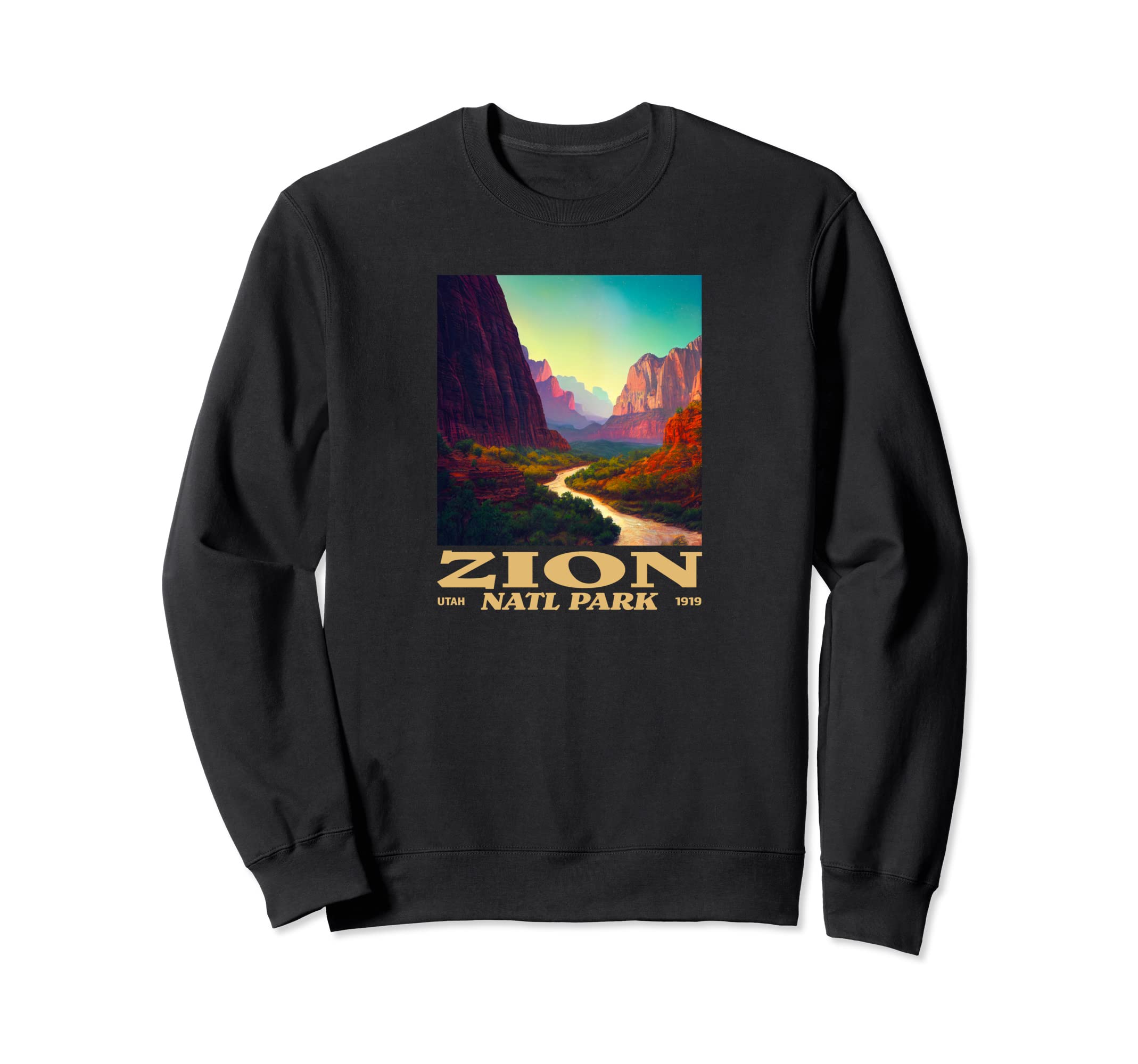Utah Zion National Park Sweatshirt - Trendy Graphic for Adults - T-Shirt, Sweatshirt, Hoodie