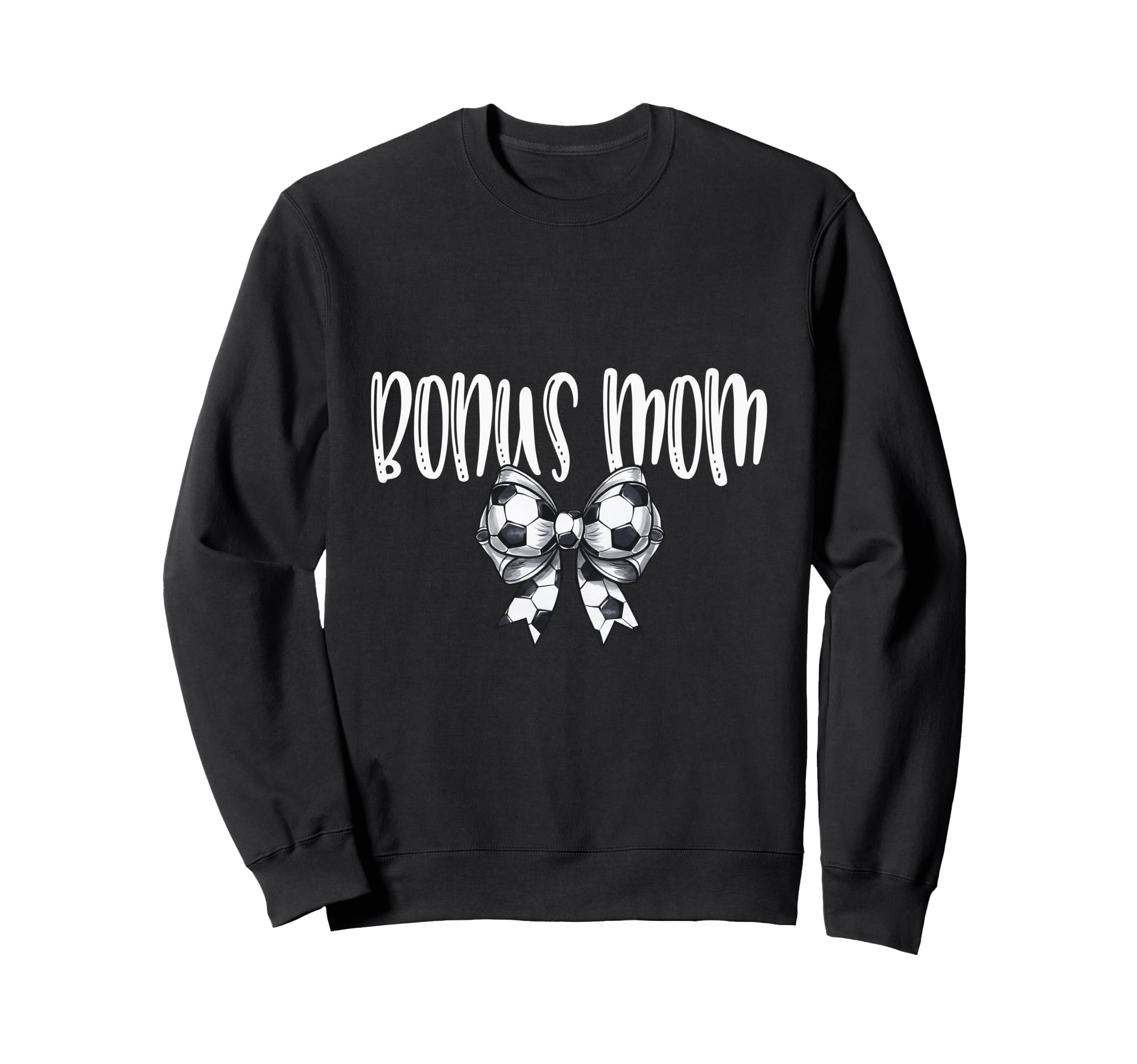 Coquette Soccer Bonus Mom Spirit Sweatshirt - Minimalist Print Men Women - T-Shirt, Sweatshirt, Hoodie