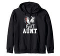 Ball Aunt Heart Baseball Soccer Ball Sweatshirt - Graphic Print Men Women - T-Shirt, Sweatshirt, Hoodie