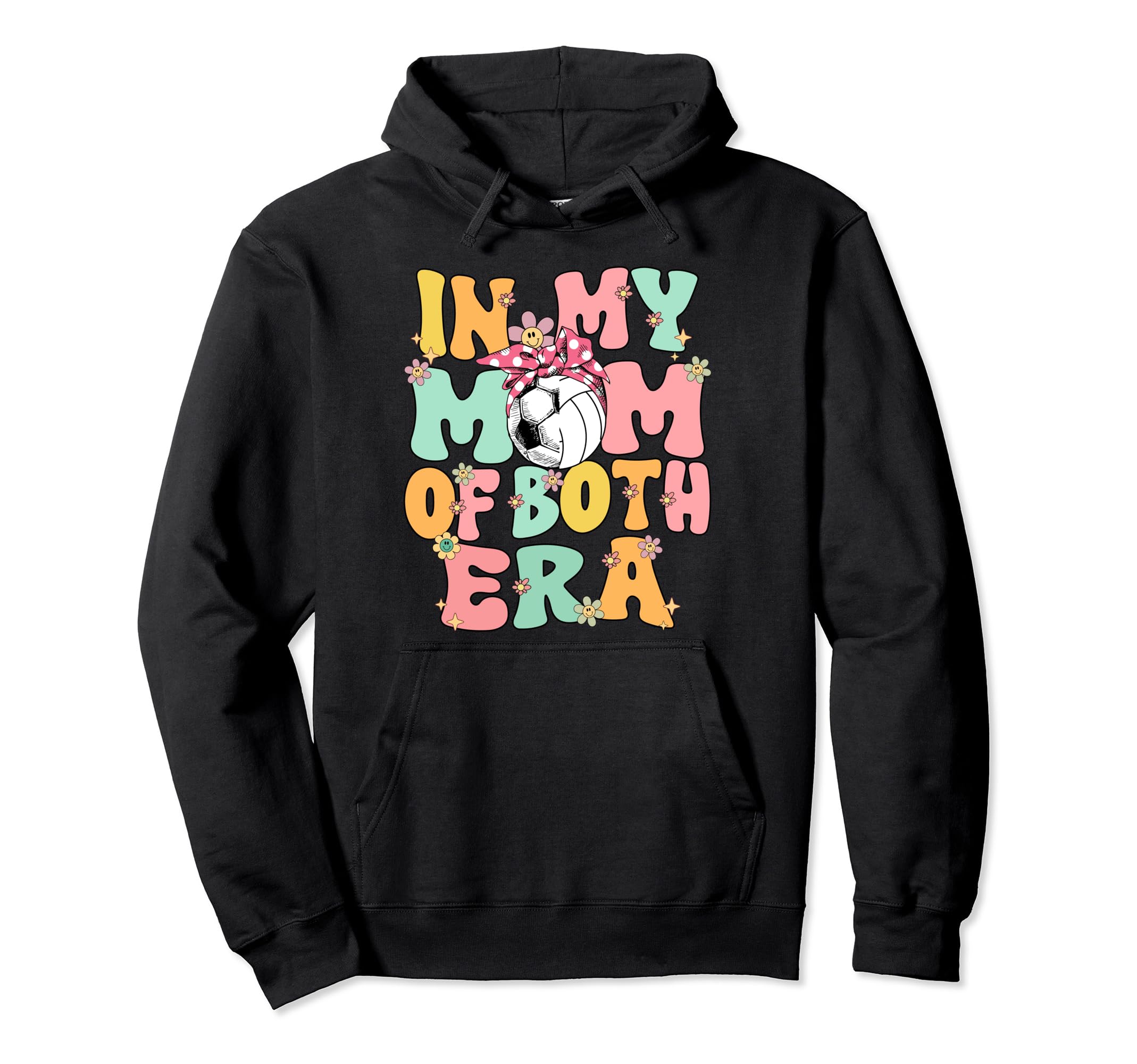 My Mom Both Era Soccer Volleyball Mom Hoodie - Custom Art Print Men Women - T-Shirt, Sweatshirt, Hoodie
