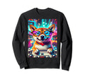 Shiba Inu Puppy Boom Box And Sweatshirt - Custom Art Print Men Women - T-Shirt, Sweatshirt, Hoodie