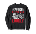Soccer Keeper Dad Will Yell Loudly Sweatshirt - Custom Art Print Unisex - T-Shirt, Sweatshirt, Hoodie