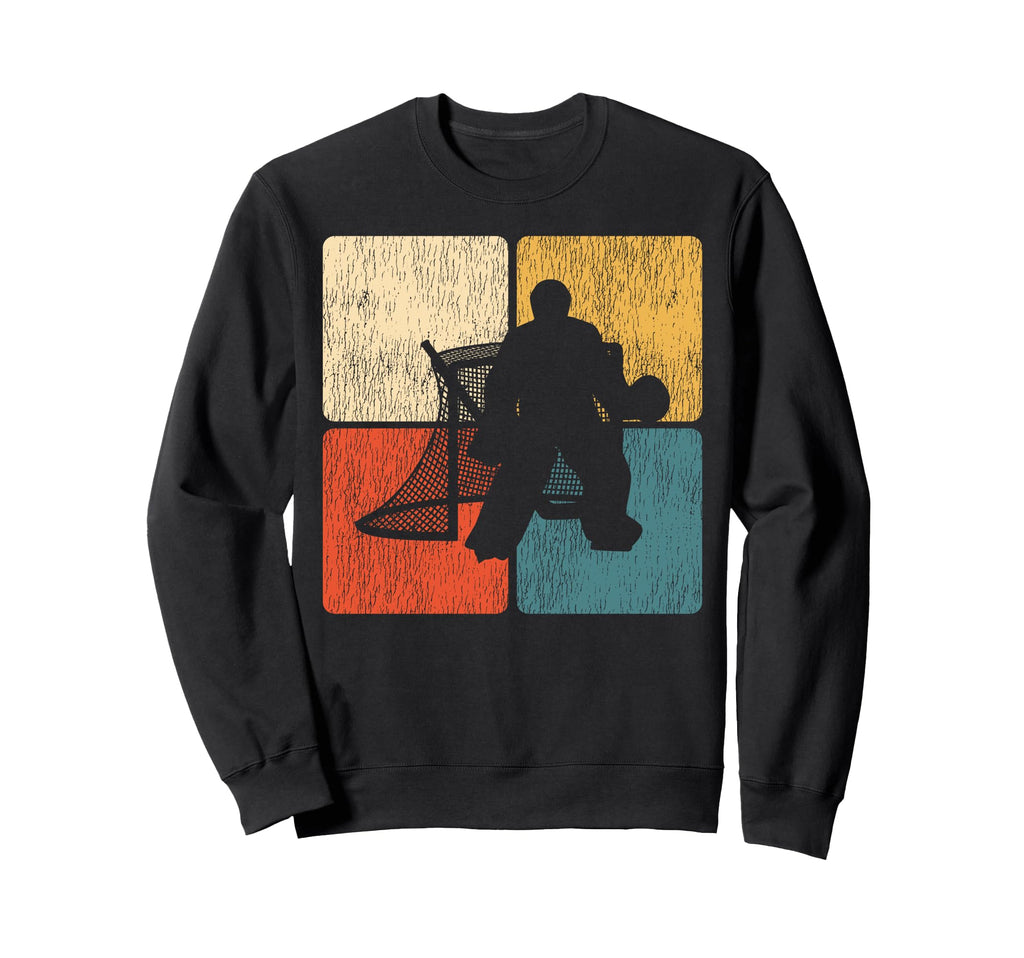 Ice Hockey Goalie Goalkeeper Sweatshirt - Minimalist Print for Adults - T-Shirt, Sweatshirt, Hoodie