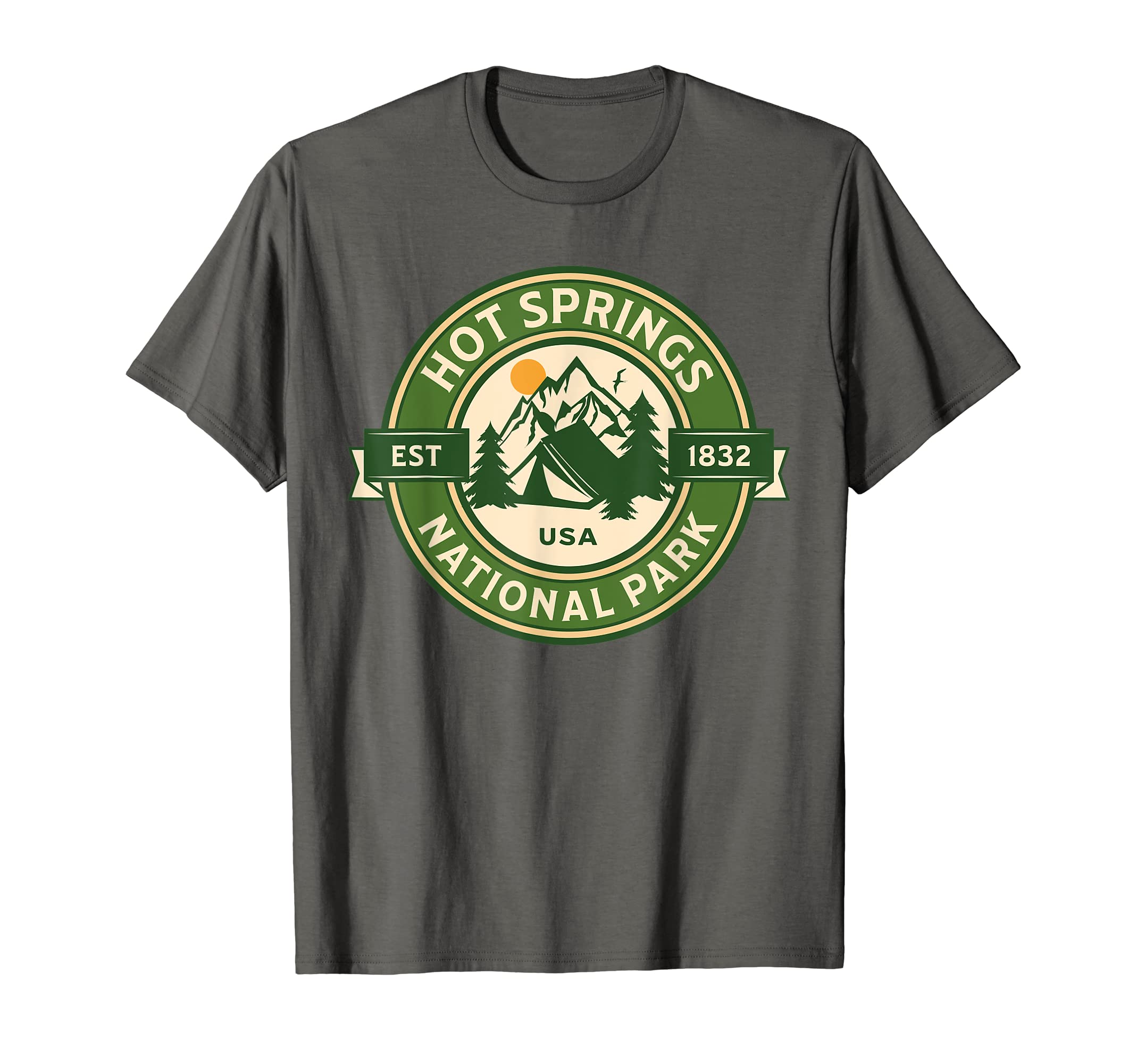Hot Springs National Park T-Shirt - Casual Everyday Wear Men Women - T-Shirt, Sweatshirt, Hoodie
